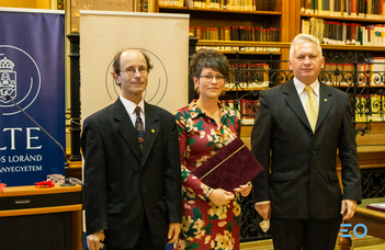 Andrea DEME received the 'Promising Researcher of ELTE' award